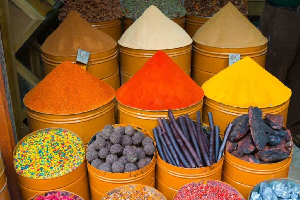 Especiarias marroquinas