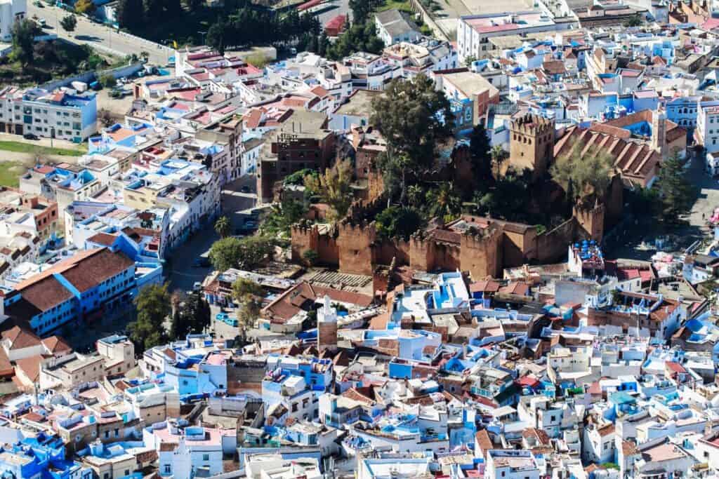 O que visitar em Chefchaouen centro de chefchaouen