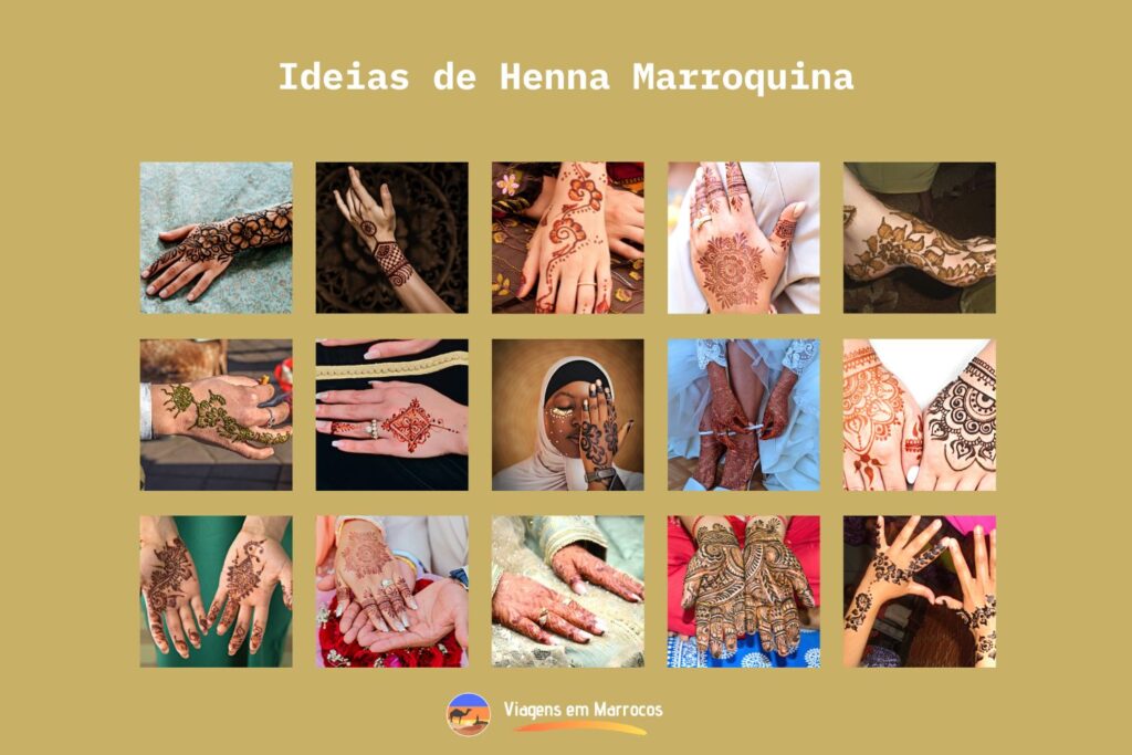 Ideias de Henna Marroquina