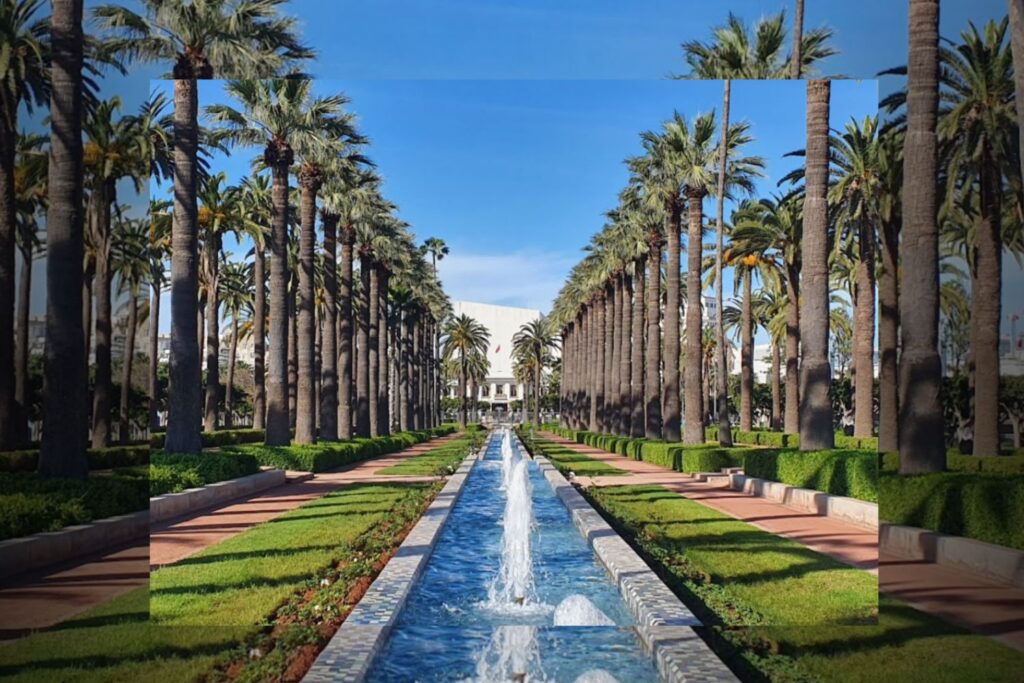 Jardim da Liga Árabe — o pulmão verde