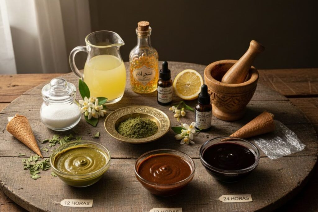 O Processo Tradicional da Henna Marroquina