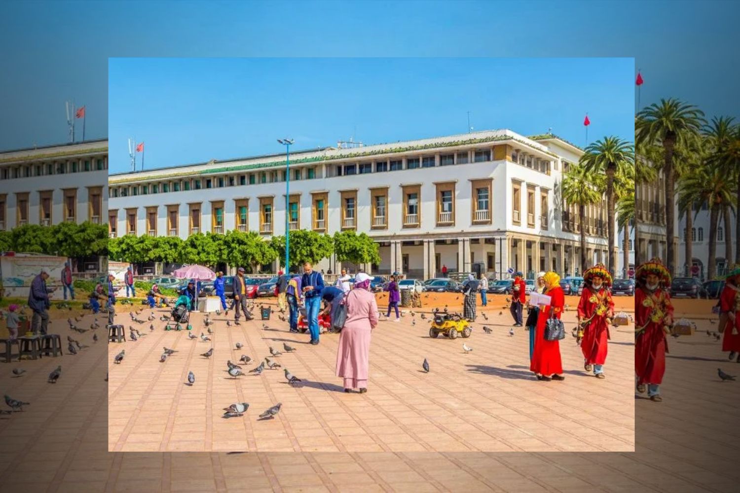 Praça Mohammed V — arquitetura e história